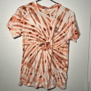 Billabong S Palm Tree Embroidery & Tye-Dye Soft Short Sleeve T Shirt